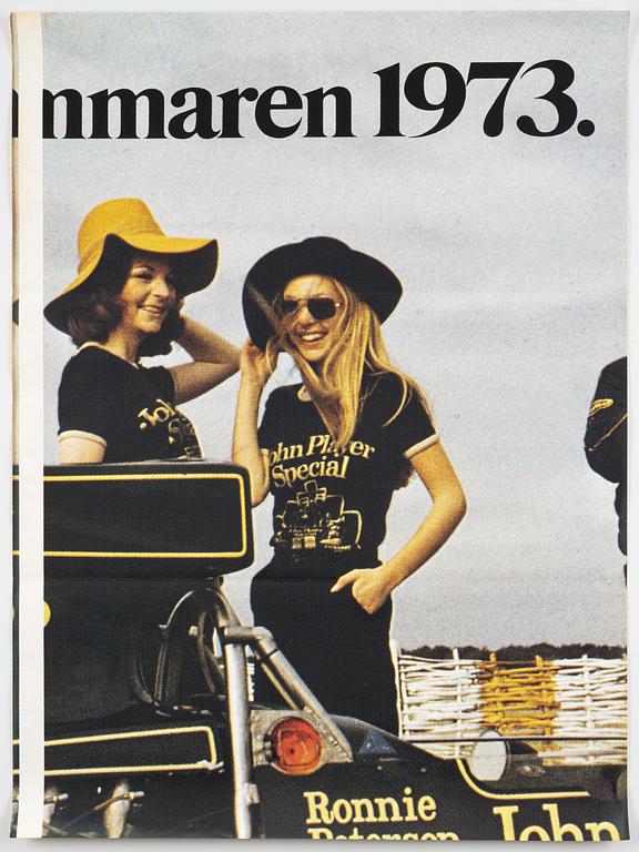 Reklamaffisch, "Pommac sommaren 1973".