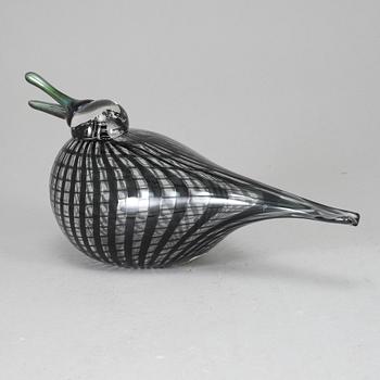 OIVA TOIKKA, glasfågel, Fiskariina, signerad O. Toikka Nuutajärvi.