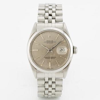 Rolex, Datejust, "Linen Sigma Dial", wristwatch, 36 mm.