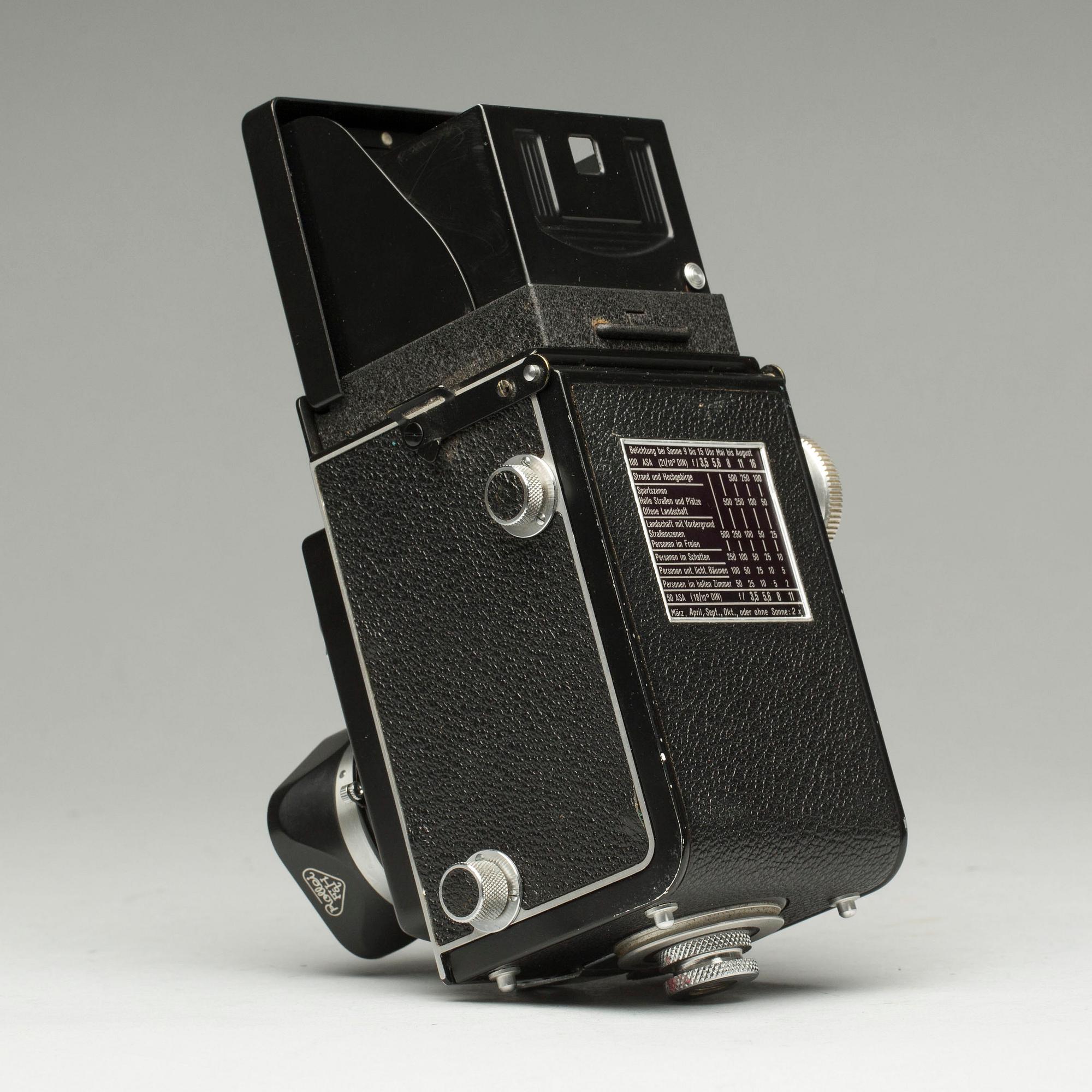 KAMERA, Rolleicord Compur, Franke & Heidecke, Braunschweig, 1900-talets första hälft.
