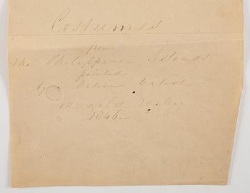 Justiniano Asunción Attributed to, Studies of the people of Manilla, Philippines.