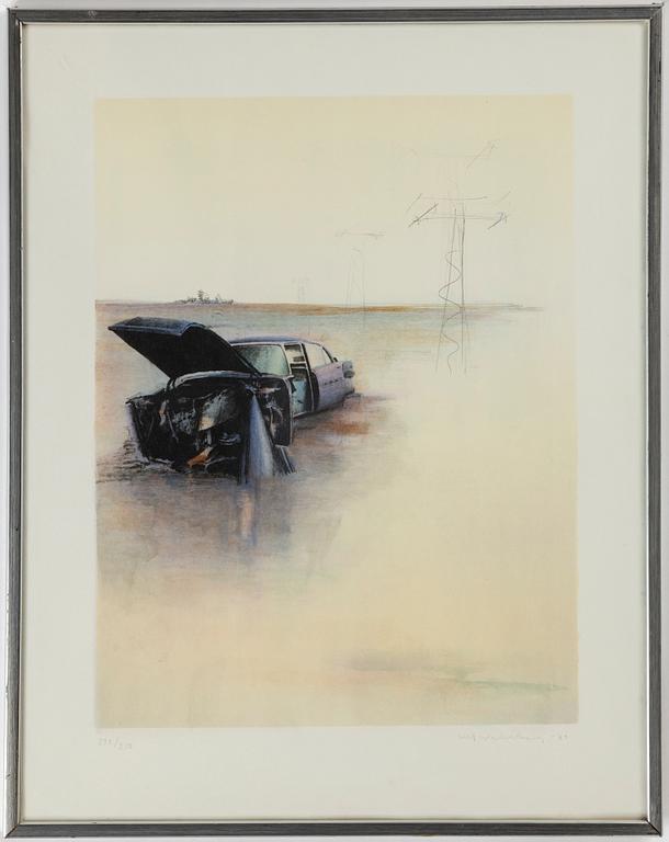 ULF WAHLBERG, lithograph in colours, 1979, signed 232/250.
