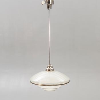 Otto Müller, ceiling lamp, "Sistrah pendant", Megaphos, first half of the 20th century.