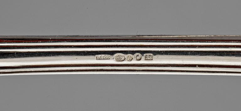 BESTICK, 2 delar, silver, David Andersen & Comp AB, Stockholm 1927. Tot vikt 234 g.