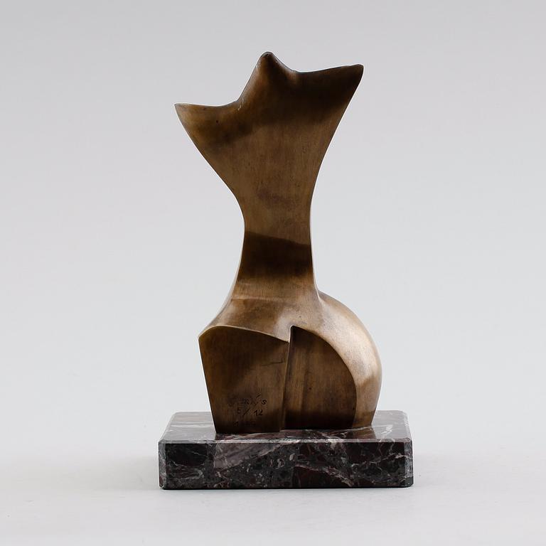 STAN WYS, skulptur, brons, signerad, numrerad 5/12, 1999.