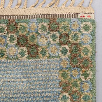 Barbro Nilsson, A carpet, "Gröningen", knotted pile, ca 241-241,5 x 170,5-173,5 cm, signed AB MMF BN.