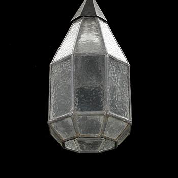 TAKLAMPA, 1900-talets början. Höjd 72 cm.