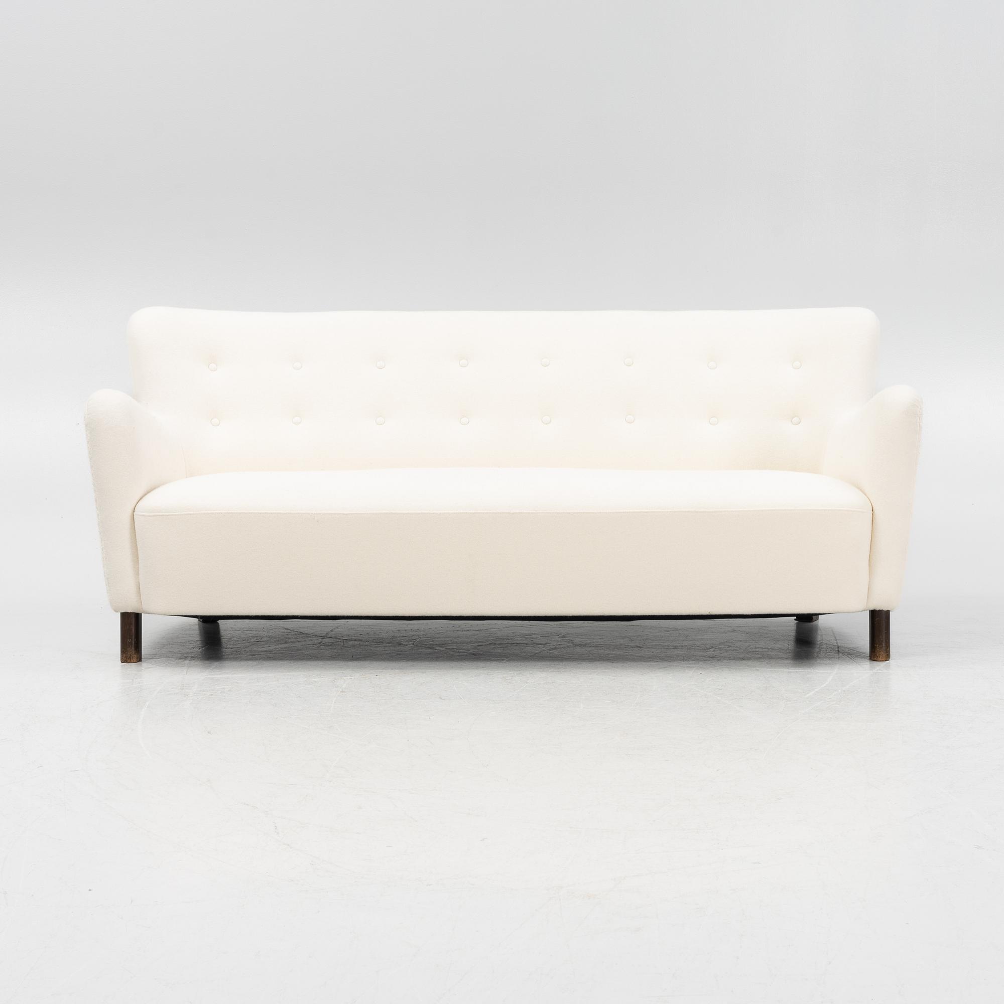 Fritz Hansen, a model 1669 sofa, Denmark, 1940's/50's.
