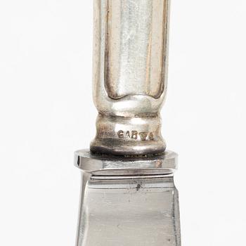 Cutlery, 10 pcs, silver, 'Chippendale', GAB, Stockholm.