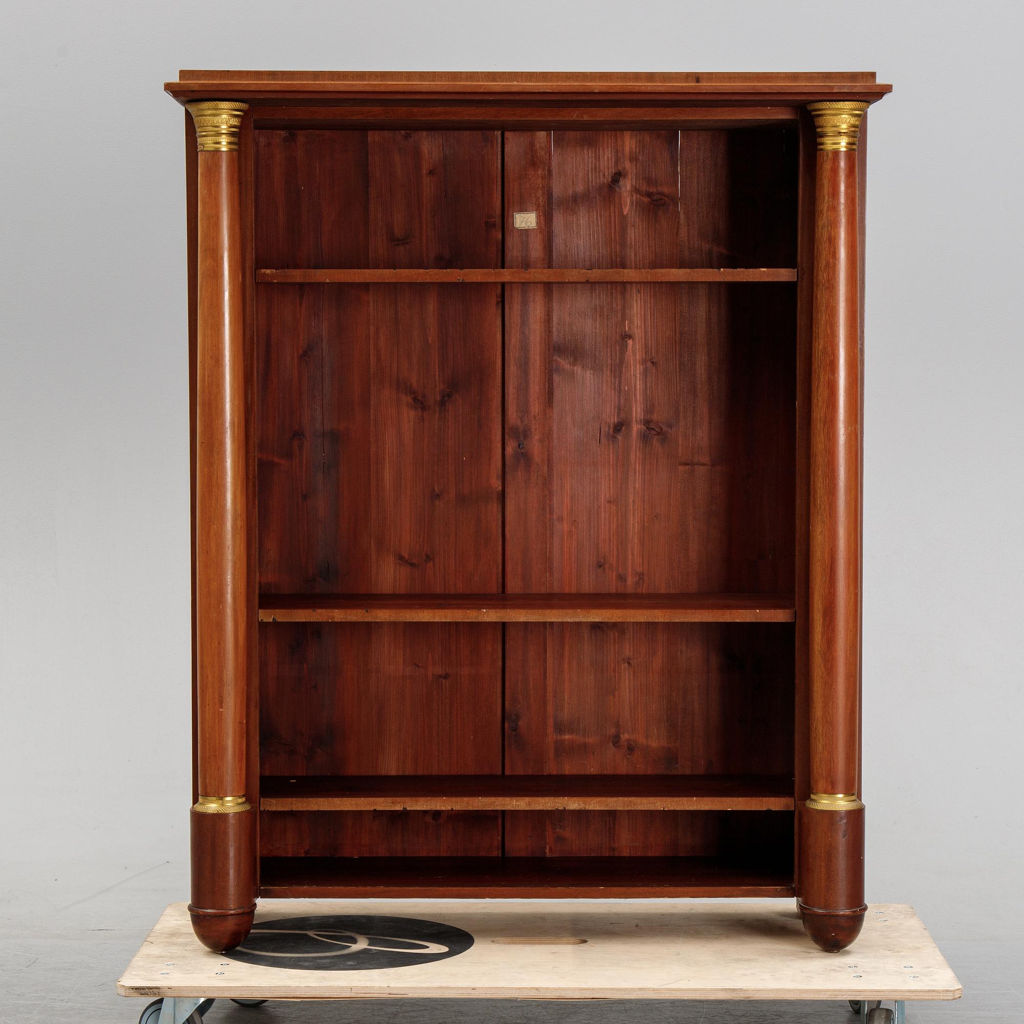 An early 20th century empire-style bookcase.