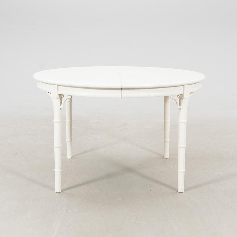 A seven-piece dining suite by Miranda of Sweden, second half of the 20th century.