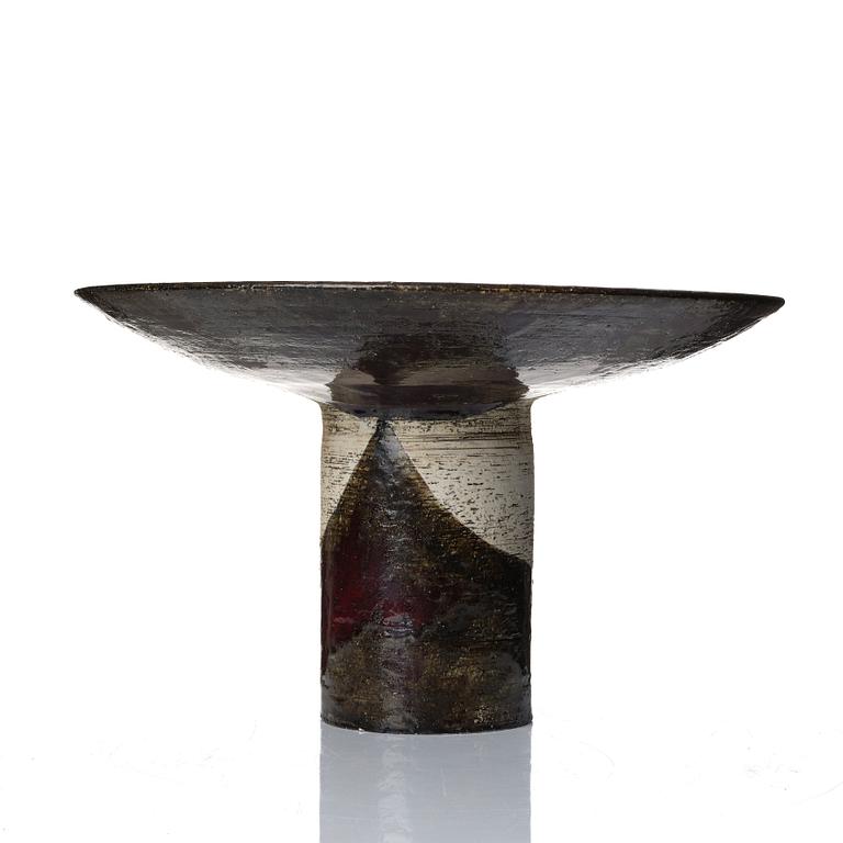 Sylvia Leuchovius, a unique stoneware centrepiece, Rörstrand, Sweden 1950s-60s, nr 879d.