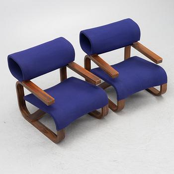 Jan Bocan, fåtöljer, ett par, Thonet, proveniens Tjeckoslovakiska ambassaden i Stockholm 1972.