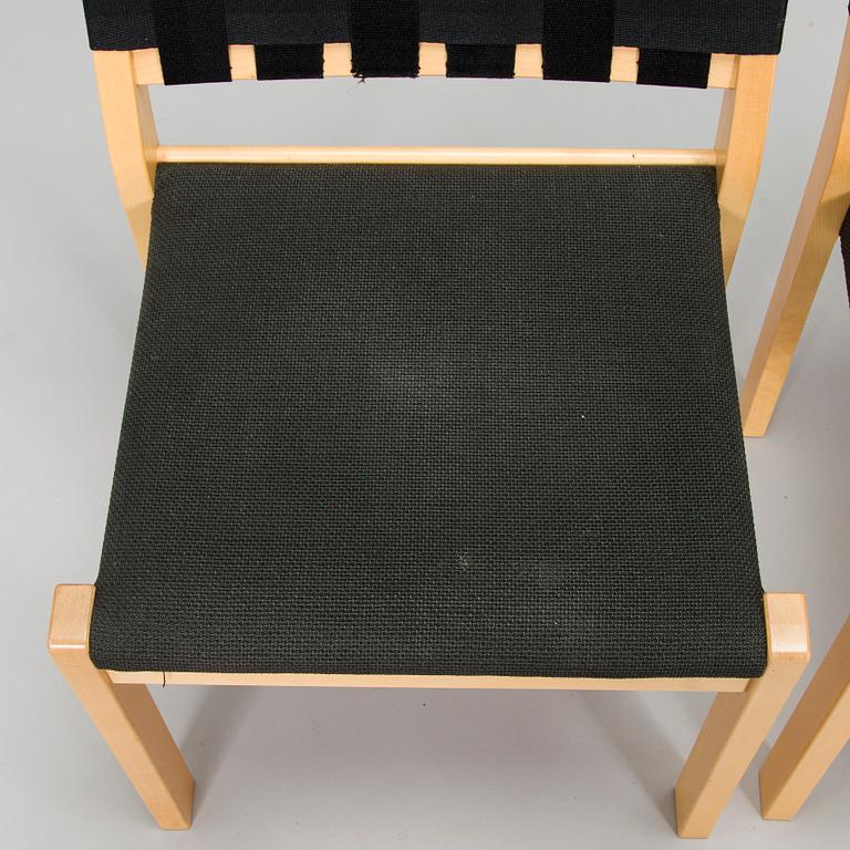 Alvar Aalto, stolar, 4 st, modell 611, Artek 2006.