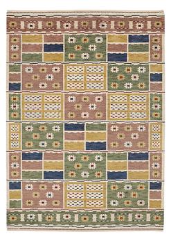 189. Märta Måås-Fjetterström, A carpet, "Ängarna", knotted pile, ca 246,5-248,5 x 176-178 cm, signed AB MMF.