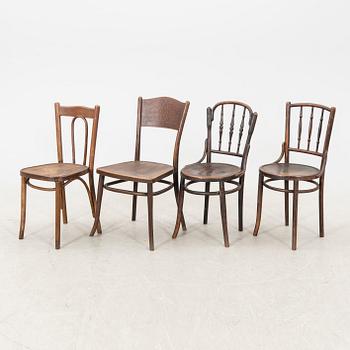 Stolar 4 st olika modeller tidigt 1900-tal.