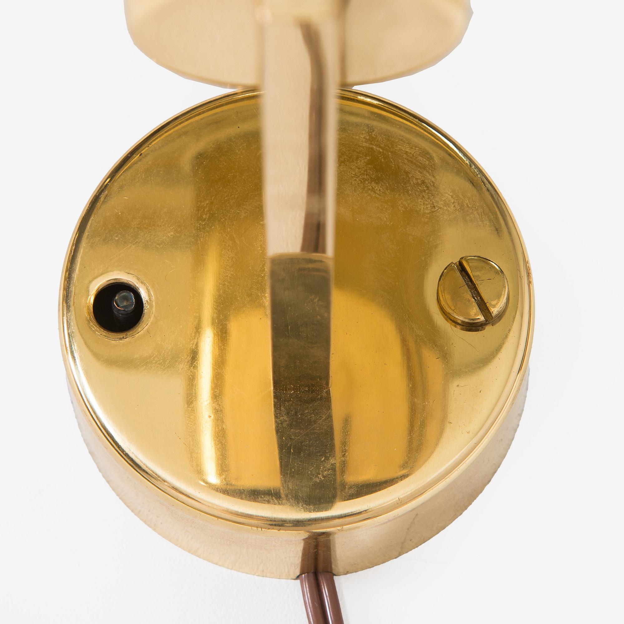 Hans-Agne Jakobsson, Two 1960/1970s 'V299' wall lights for Hans Agne Jakobsson AB, Markaryd. Sweden.