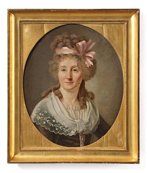 Fransk skola, 1700-tal, Damporträtt.