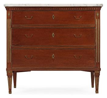 443. A late Gustavian late 18th century commode.