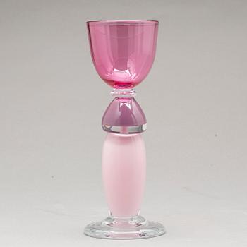 POKALGLAS, glas, Erik Höglund, Strömbergshyttan 1992.