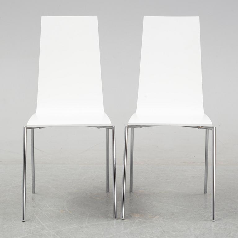 A set of eight 'Cobra' chairs by Mattias Ljungren for Källemo.