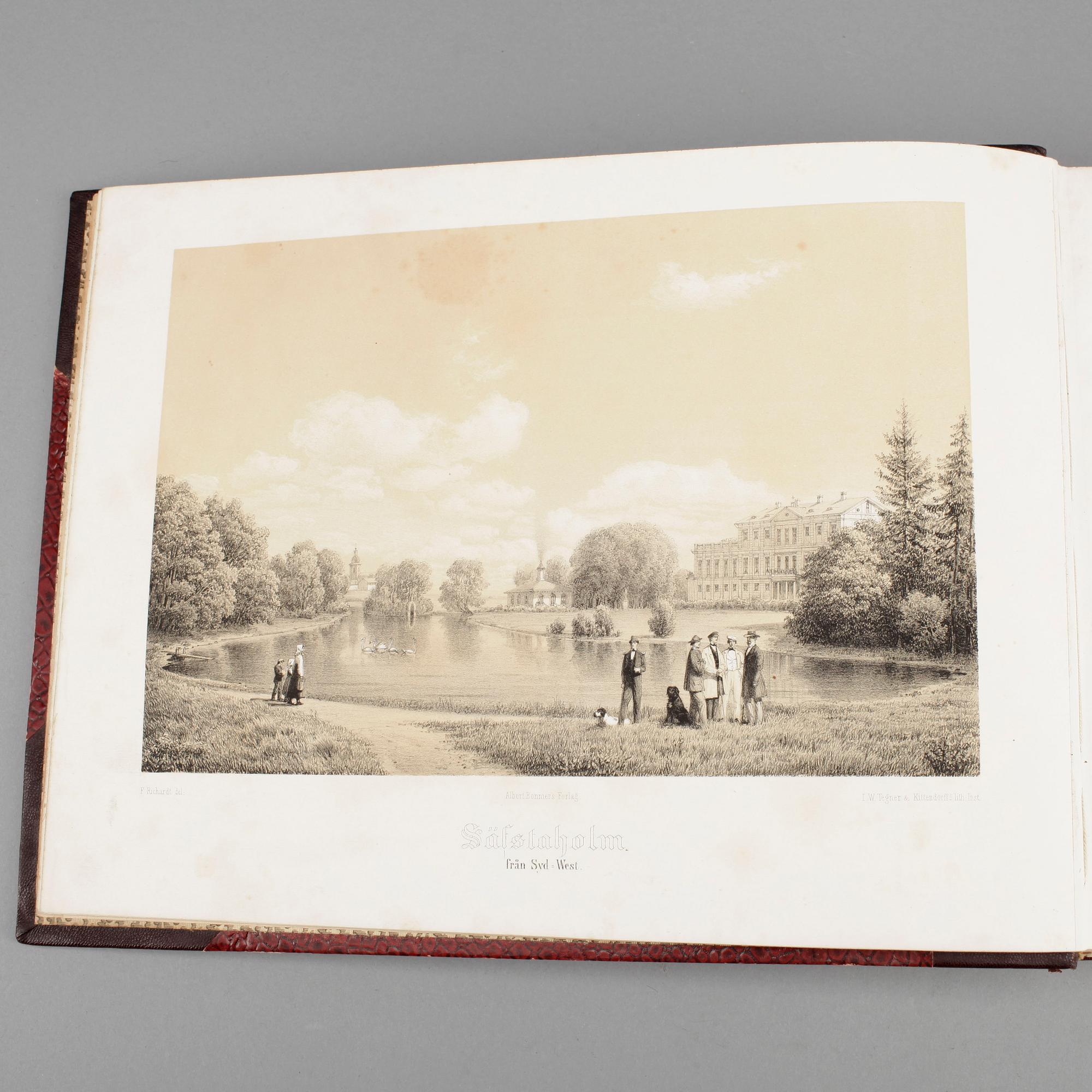 BOK, "Herregårdar och slott uti Södermanland", Olof Eneroth, Stockholm 1869.