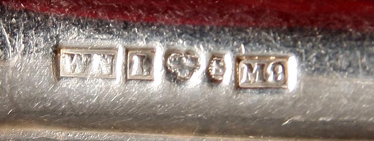 PARTI BESTICK, 24 delar, silver, bl a modell Rådhus, div smeder, 1960-tal. Tot vikt c:a 1100 g.