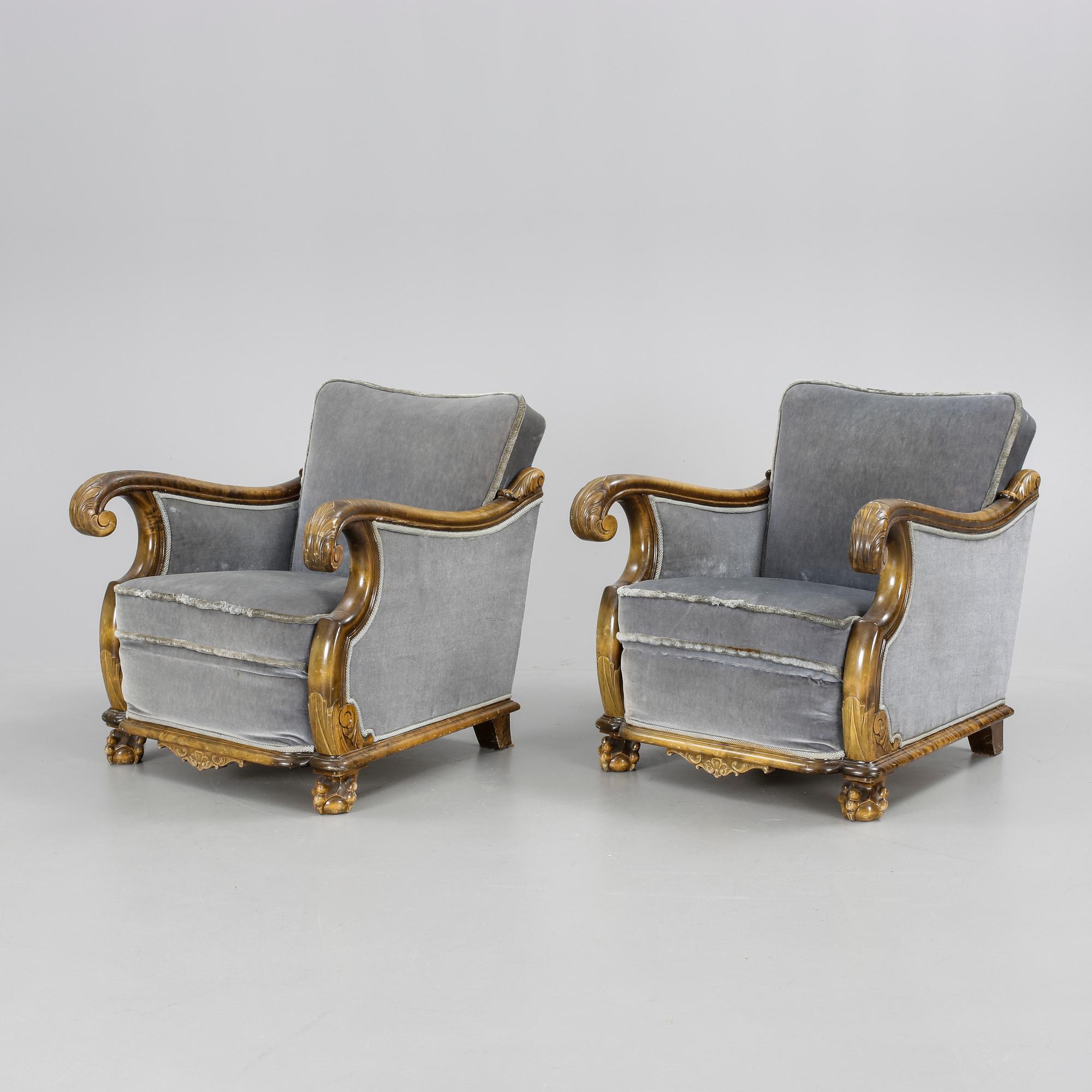 FÅTÖLJER, 1930-tal.