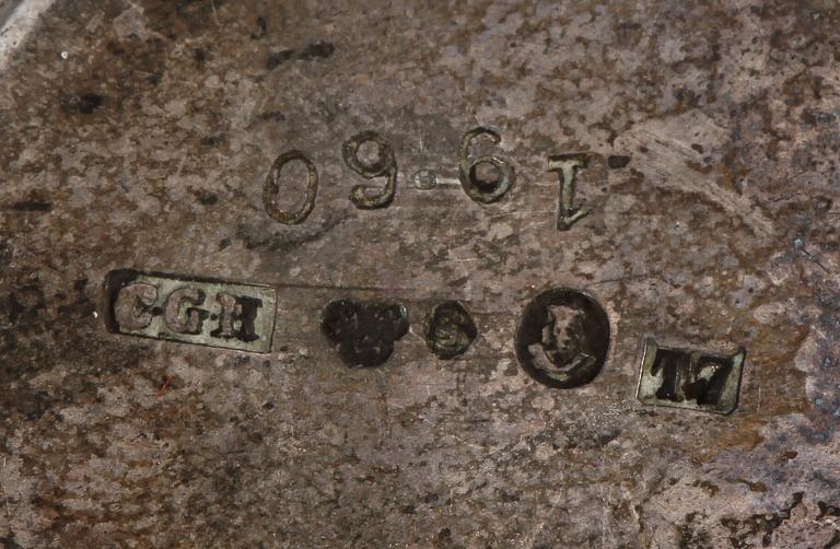 PARTI SILVER, 19 delar, bl.a. Sverige 1800/1900-tal. Tot vikt ca 580 gram.