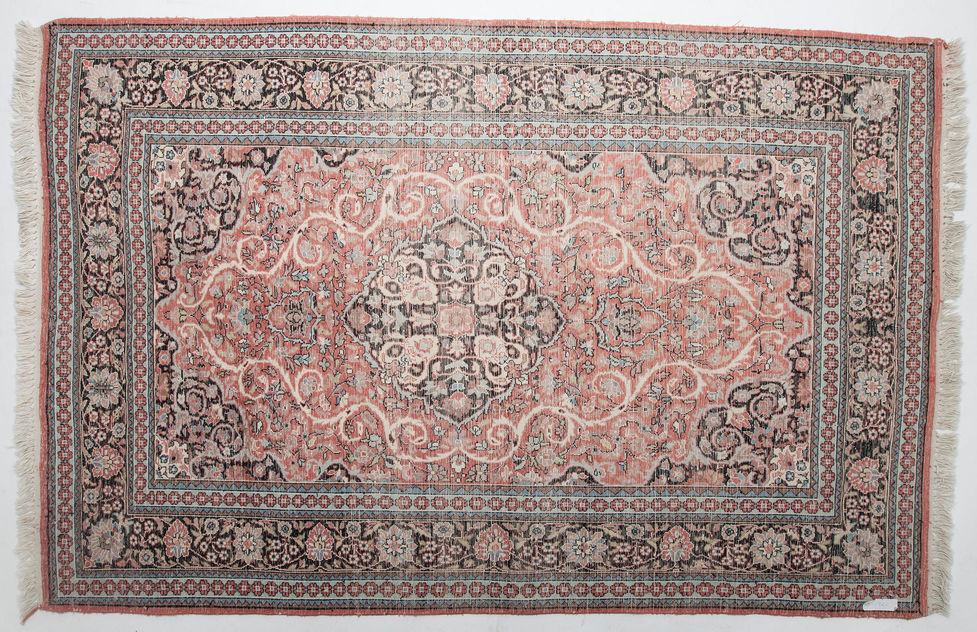 MATTA, Kashmir, silke/bommulsvarp , ca 178x118 cm.