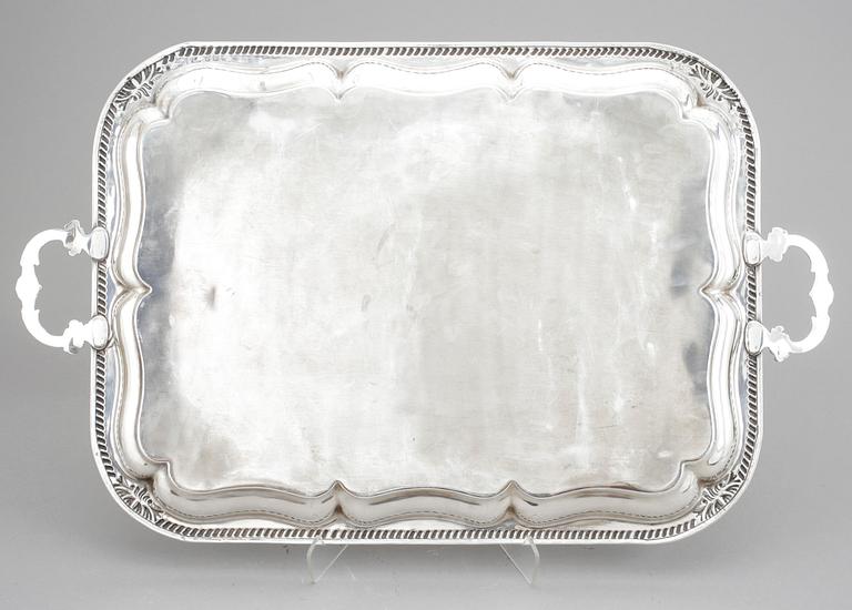 BRICKA, nysilver, tidigt 1900-tal.