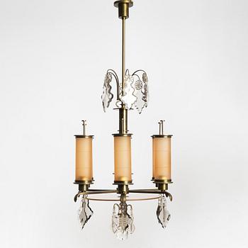 Harald Notini, a ceiling lamp model 10023, Arvid Böhlmarks Lampfabrik, Stockholm, 1930s.