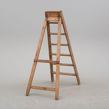 a 20th century wooden ladder.