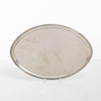 A silver tray, Bonebakker, Amsterdam, Holland 1949.