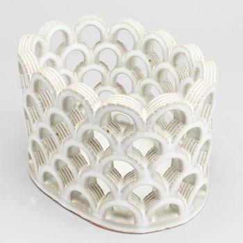 SIGNE PERSSON-MELIN, gallerskål, stengods, signerad och daterad -96.