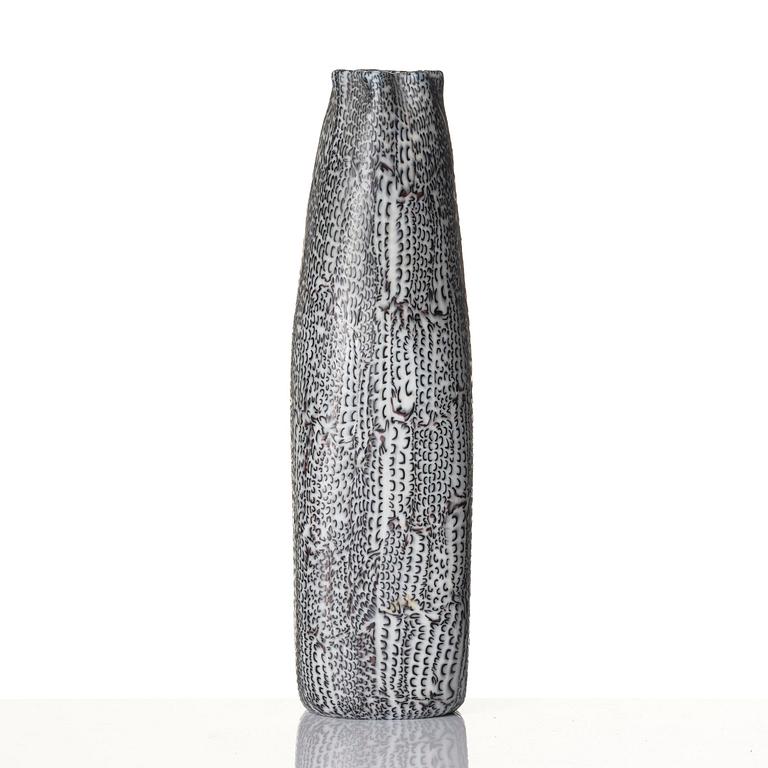 Paolo Venini, a "Mezzaluna Murrine" glass vase, model no. 3670, Venini, Murano, Italy, 1950s.