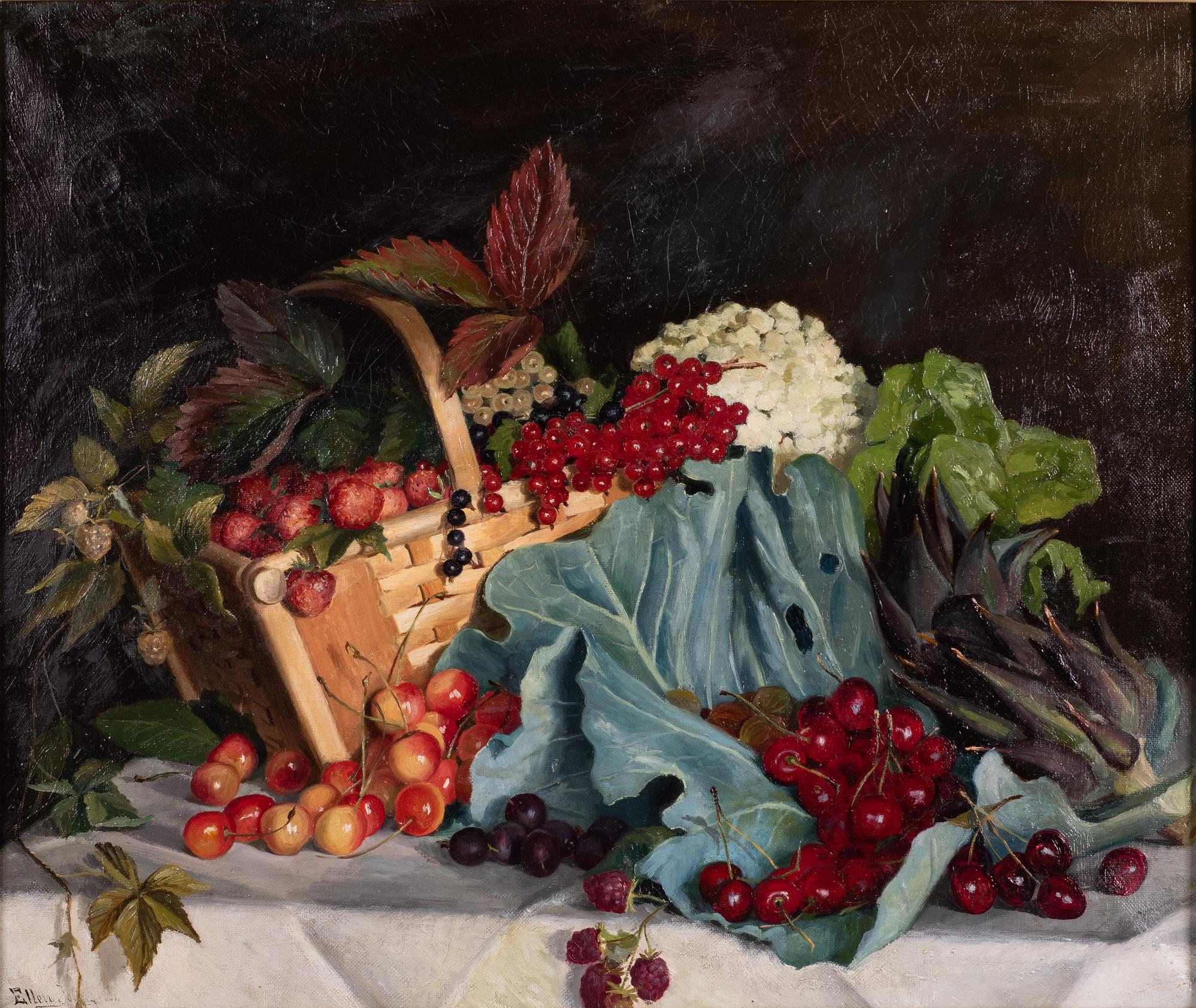 Ellen Jolin, Fruit Still Life.