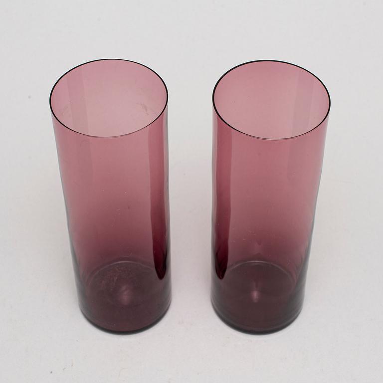 TAPIO WIRKKALA, 10 Iittala glasses, Finland.