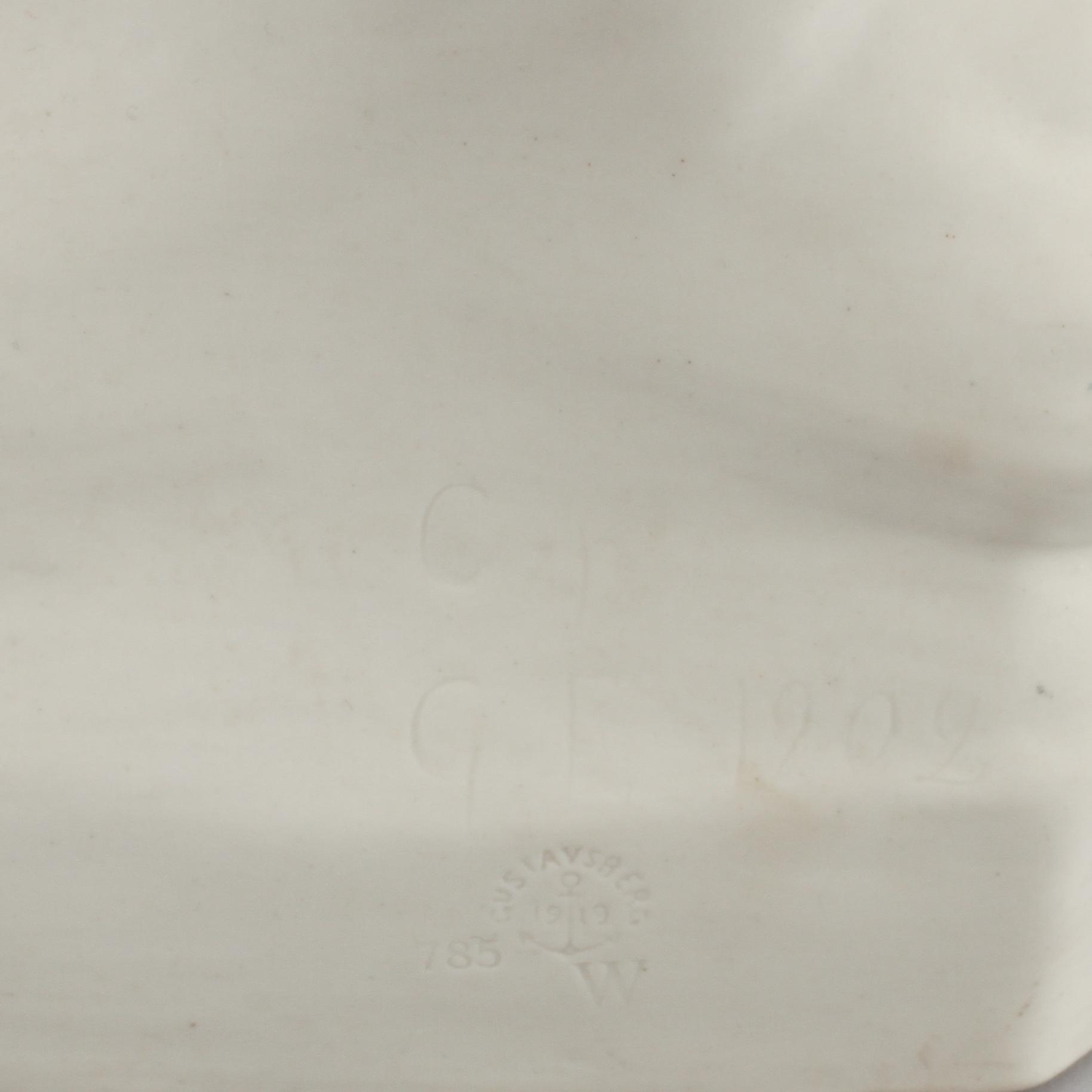 SKULPTUR, parian, Gustafsberg, 1919.