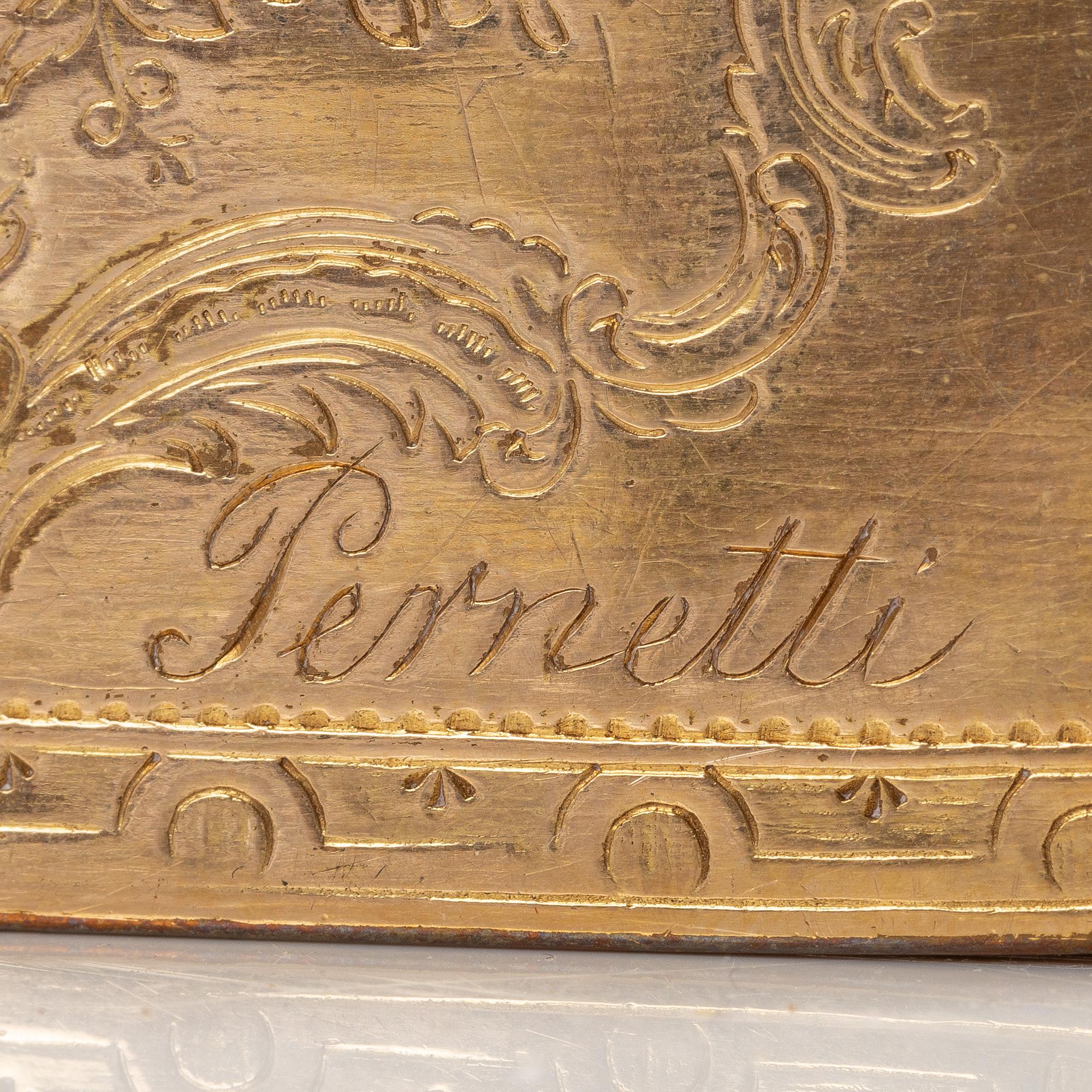 Two gilt-copper snuff boxes, France, 18th century.