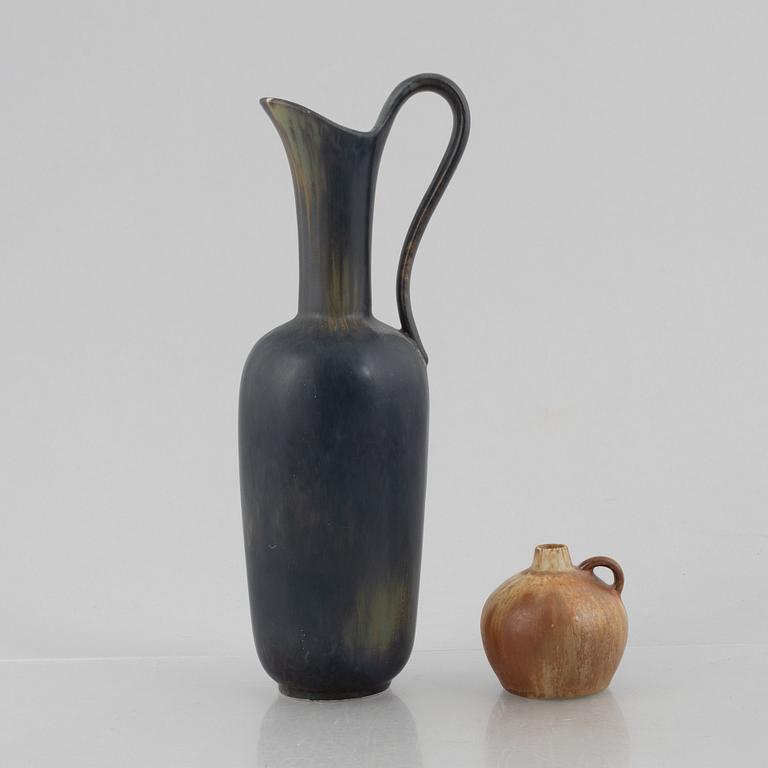 Gunnar Nylund, five pieces of stoneware, Rörstrand, Sweden.