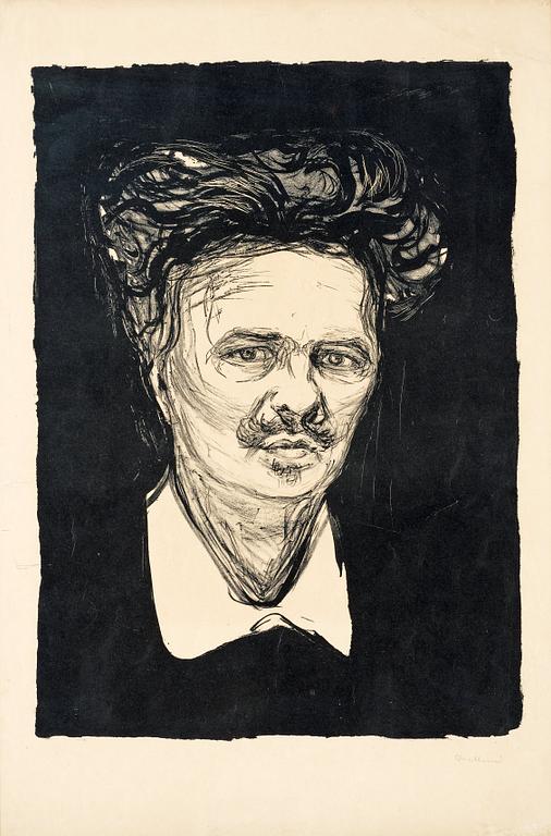 Edvard Munch, "August Strindberg".
