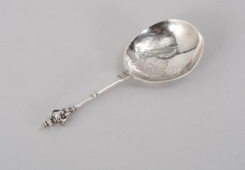 SUPSKED, silver, tillskriven Benediktus Steckow ( 1705-1712 ), Karlskrona.