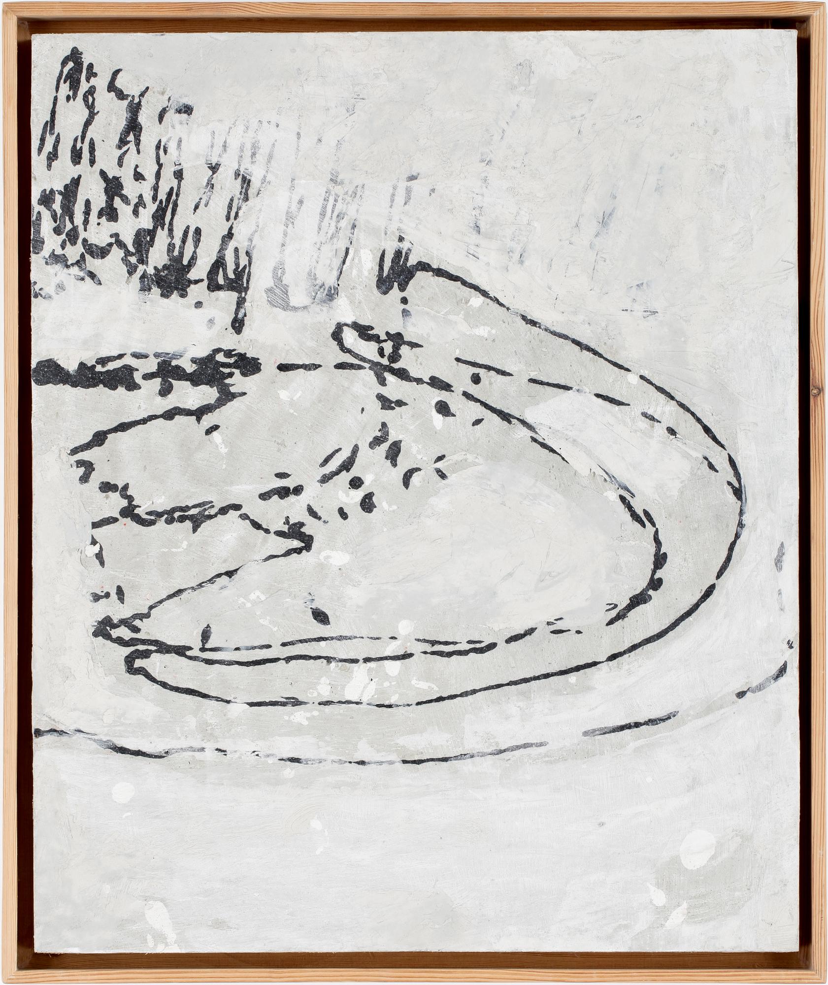 JOAN GOPAR, blandteknik på pannå, sign a tergo.