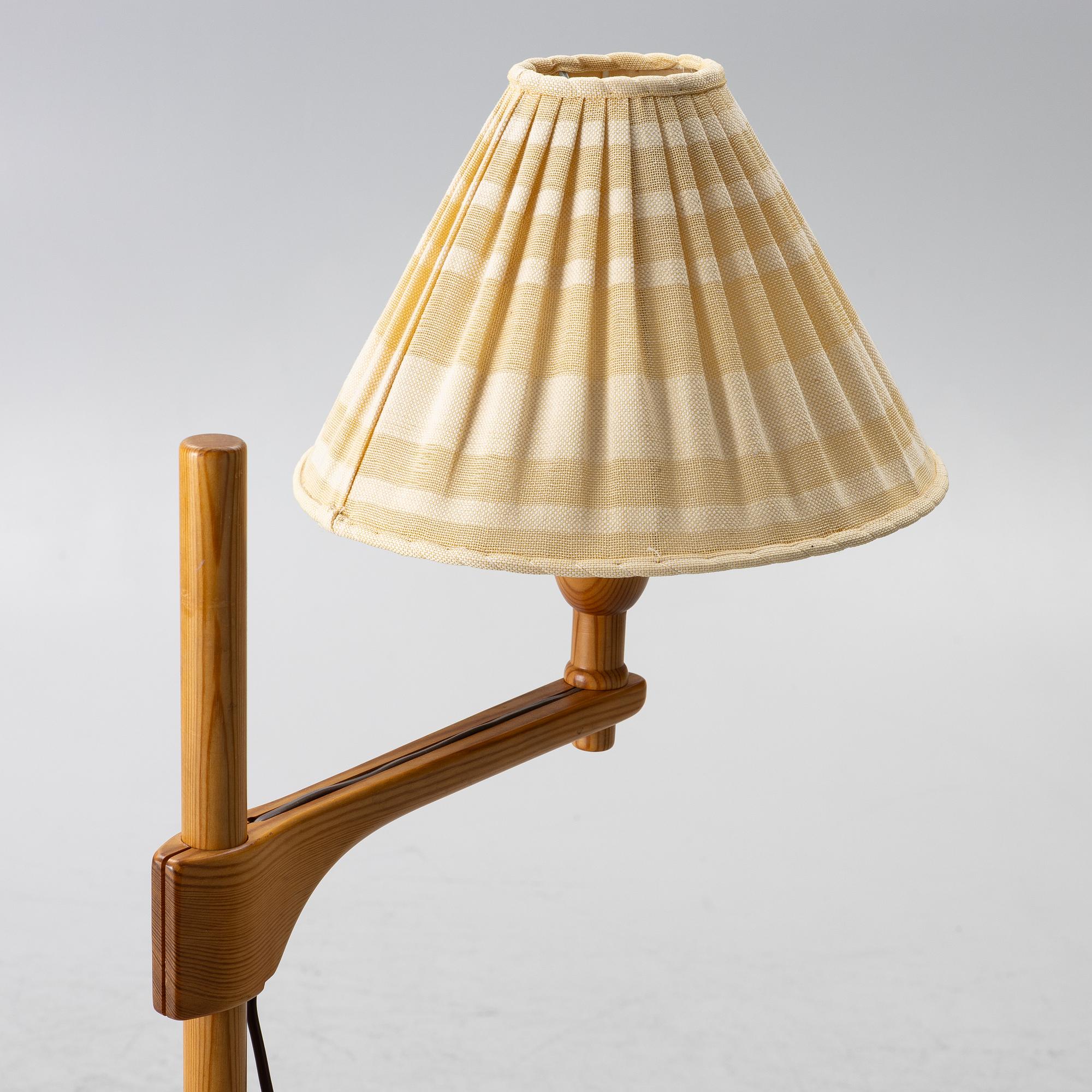 Carl Malmsten, a 'Staken' floor lamp, Sweden, second half of the 20th century.