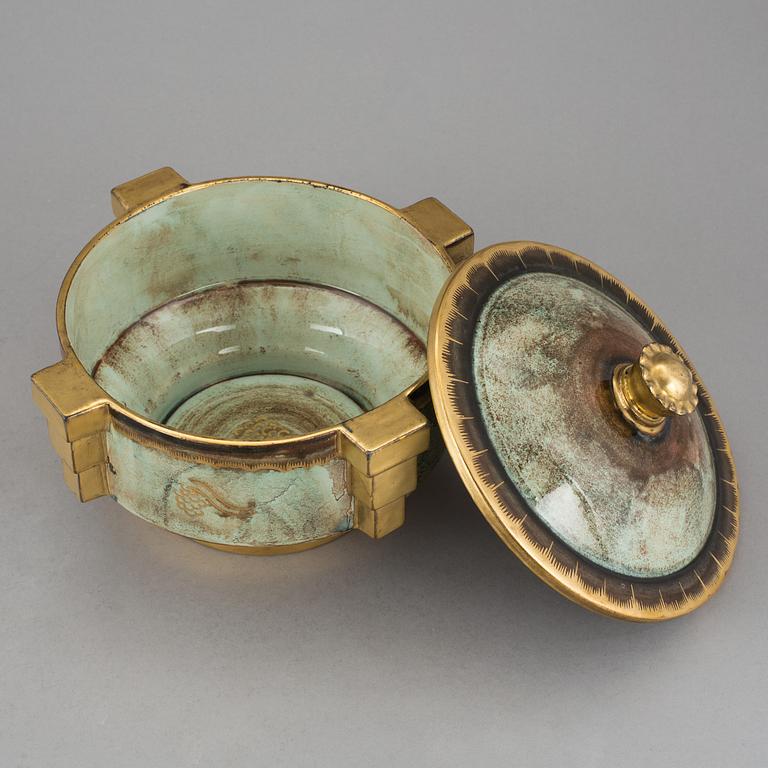 LOCKURNA, flintgods, Josef Ekberg, Gustavsberg, 1931.