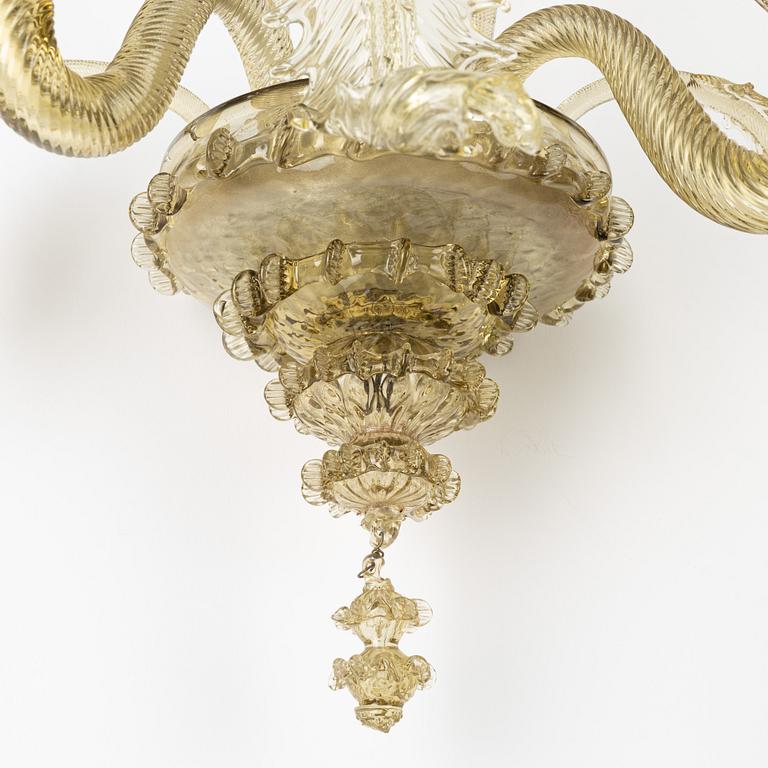 Vägglampetter, 5 st, Venetiansk stil, 1900-talets mitt.