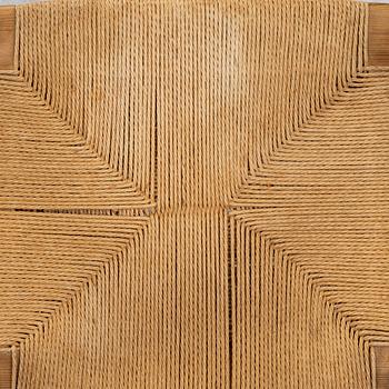 Rainer Daumiller, a set of four pine armchairs, Denmark, 1960s/70s.