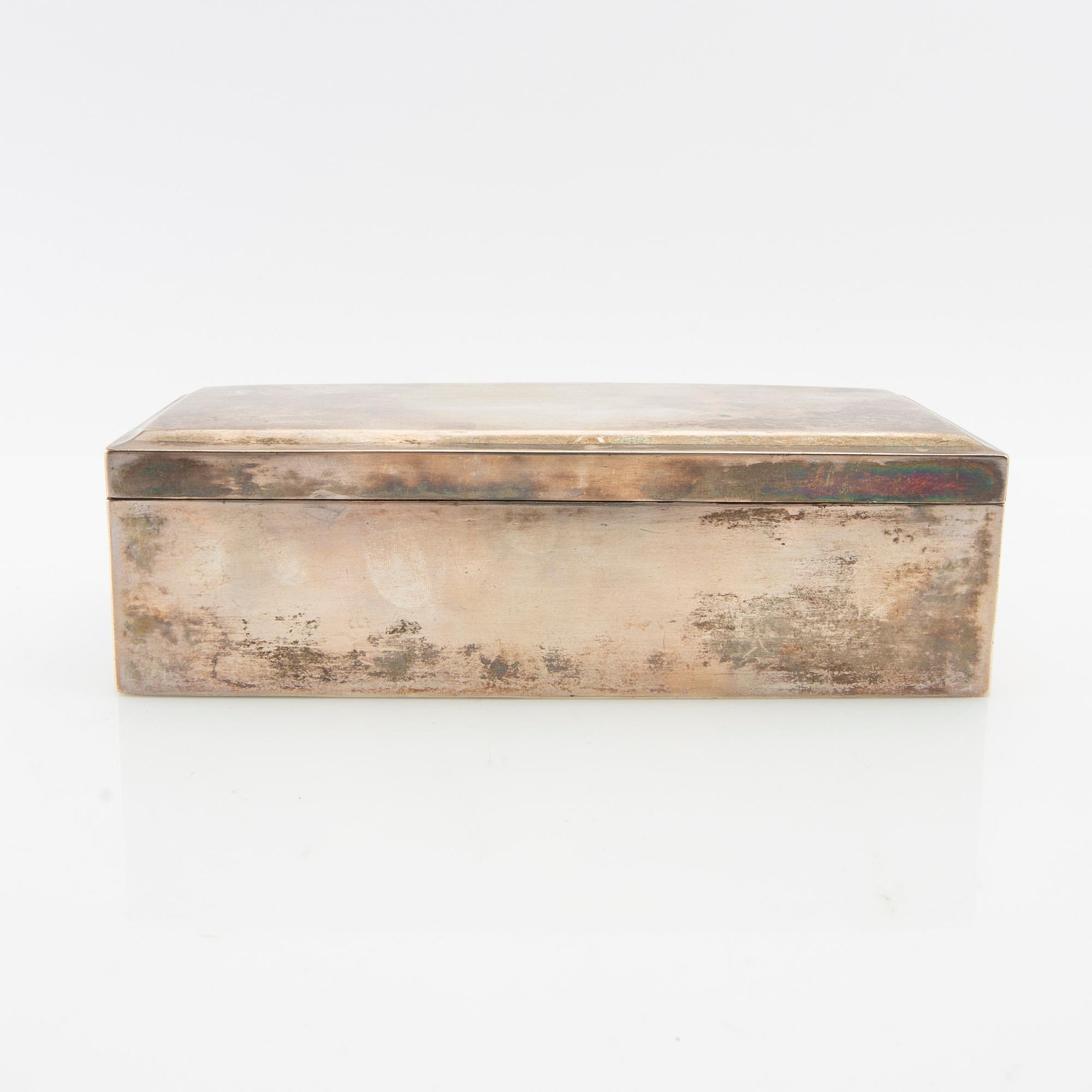 Johan Henrik Lampa, Box silver, Stockholm 1818.