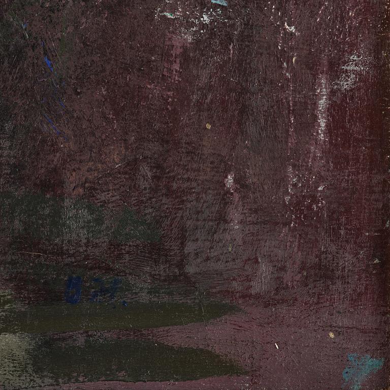 Oluf Høst, Landscape with houses, Bornholm.